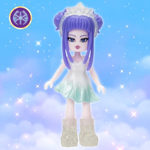 Royale High Ice Fairy Doll – 3-Inch Figure with 9 Accessories and Virtual Code (Series 2)