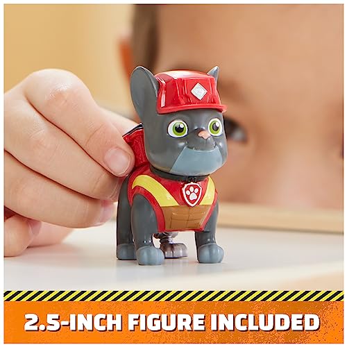 Rubble & Crew Charlie Crane Figurine – Construction Toy with Articulated Figure for Kids Ages 3+