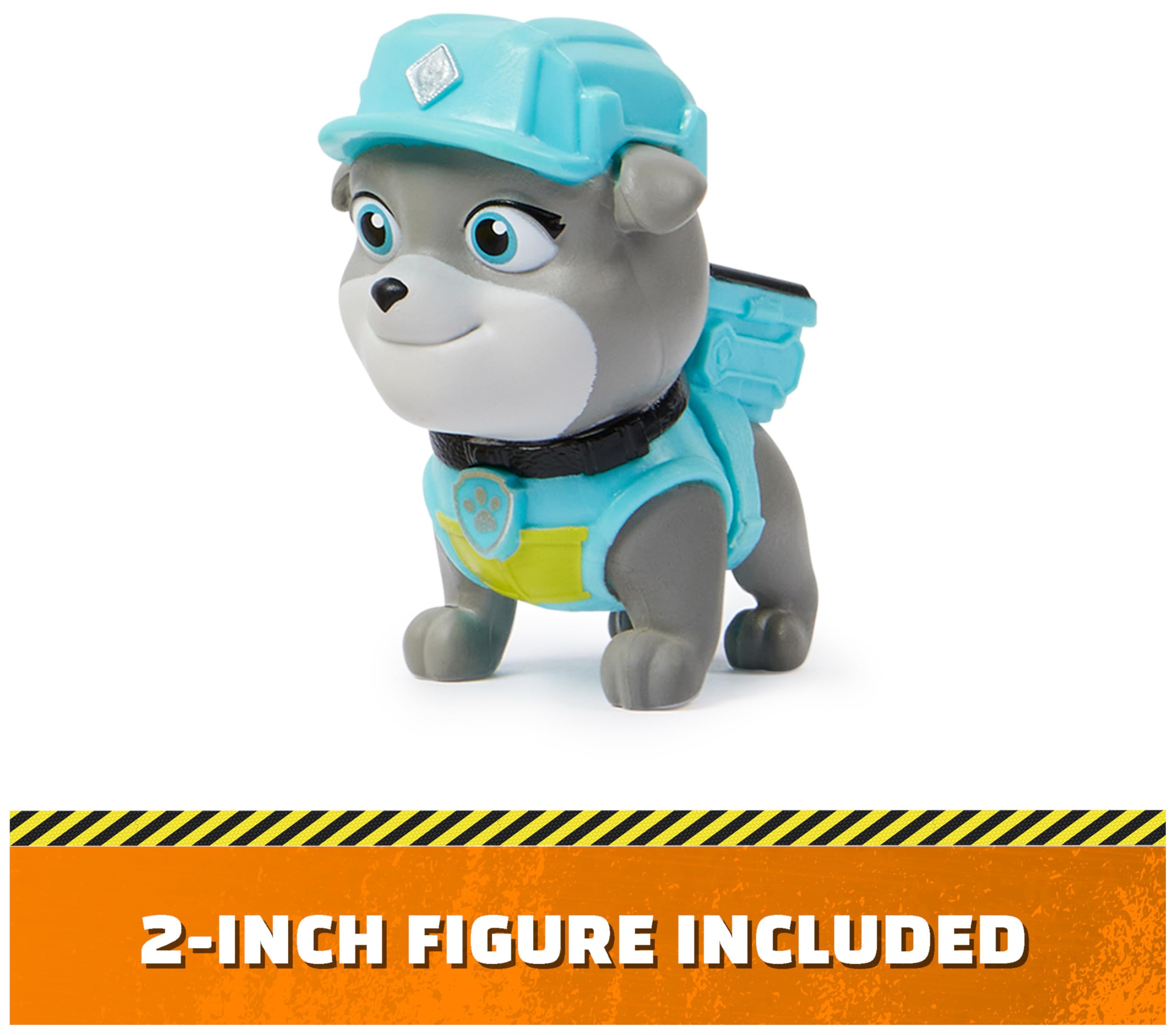 Rubble & Crew Motor's Wrecking Ball Truck with Action Figure – Construction Toy for Kids Ages 3+