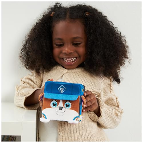 Rubble & Crew Wheeler Plush Toy - 4-Inch Stackable Cube Stuffed Animal for Kids 3+