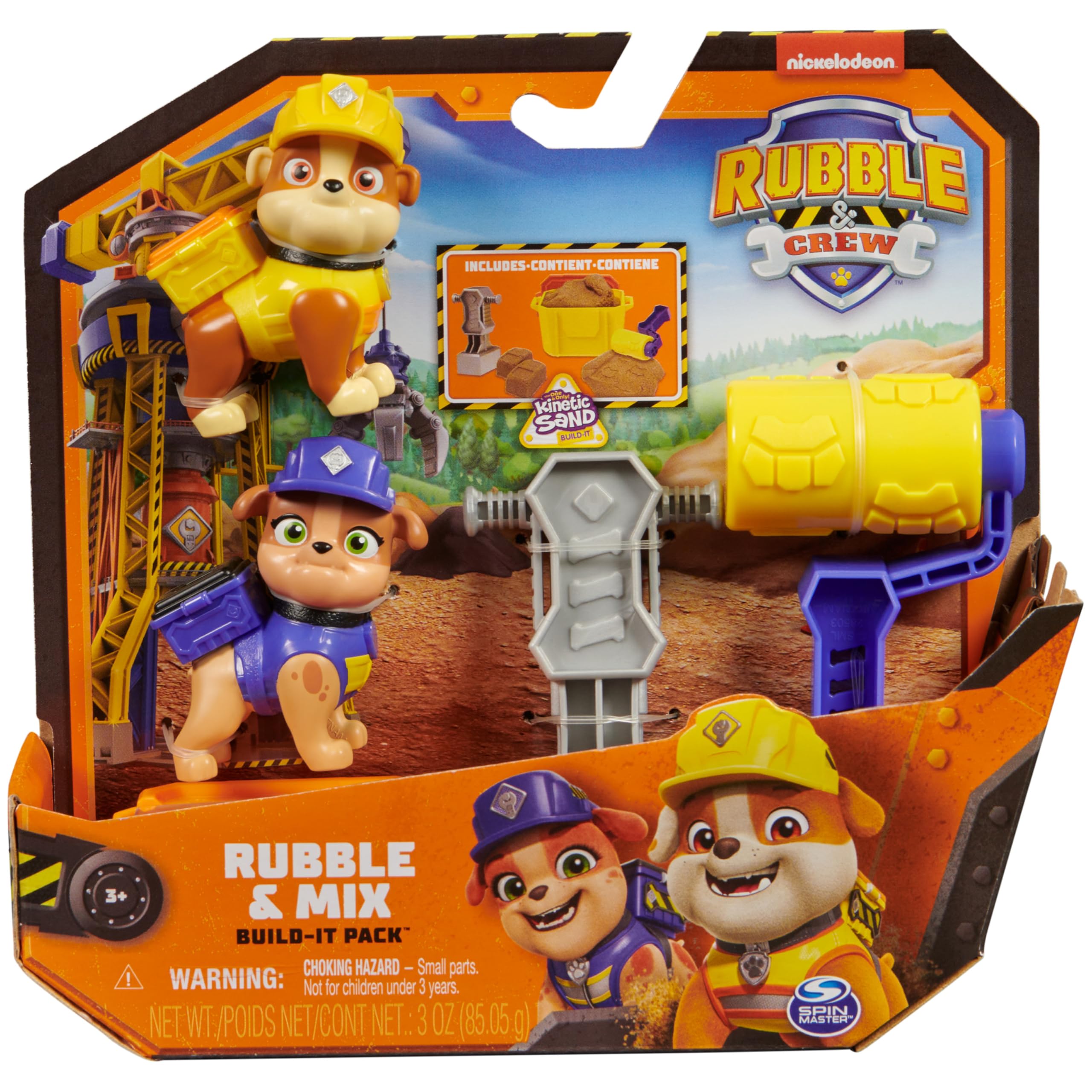 Ruben & Compagnie 2-Pack Ruben & Mix Figures + Kinetic Sand 85g and Tools
