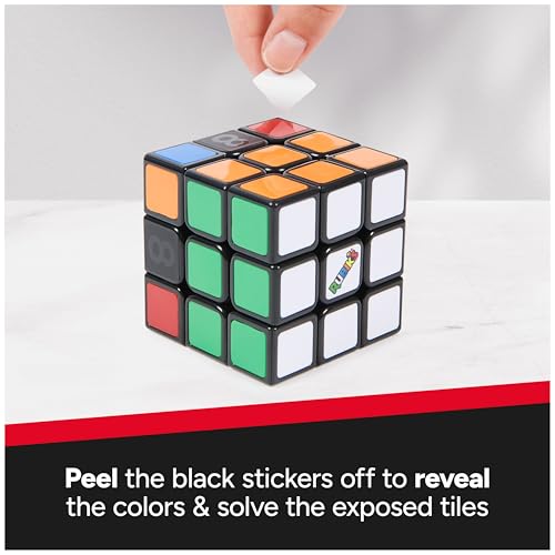 Rubik's Coach Cube 3x3 – Learn to Solve with Stickers, Guide & Videos – Ages 8+