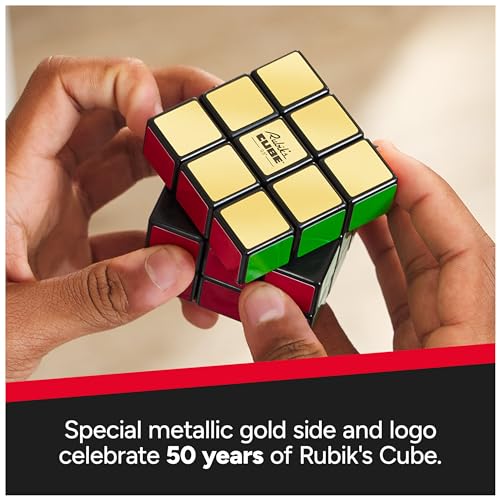 Rubik's Cube 50th Anniversary Retro Edition – Classic 3x3 Puzzle with Vintage Look