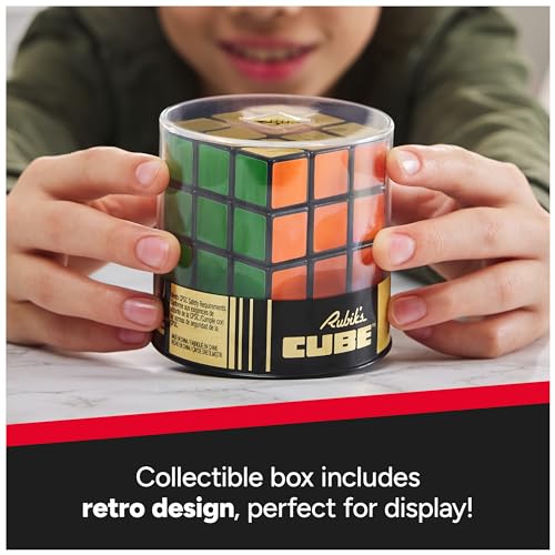 Rubik's Cube 50th Anniversary Retro Edition – Classic 3x3 Puzzle with Vintage Look