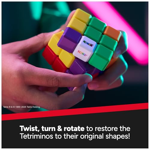 Rubik's Cube Tetris Cube – Brain Teaser Puzzle for Adults & Teens