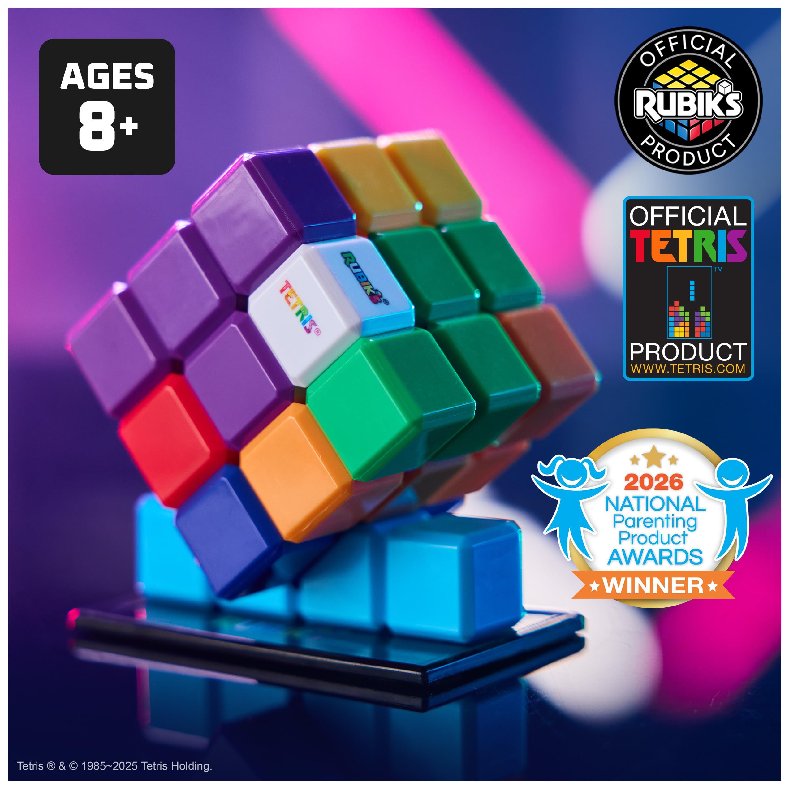 Rubik's Cube Tetris Cube – Brain Teaser Puzzle for Adults & Teens