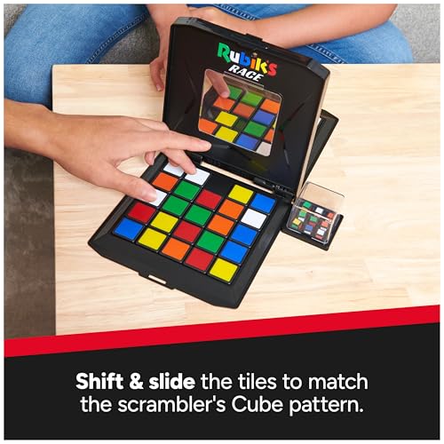 Rubik's Race Ace Edition – 2-Player Fast-Paced Puzzle Strategy Board Game for Ages 7+