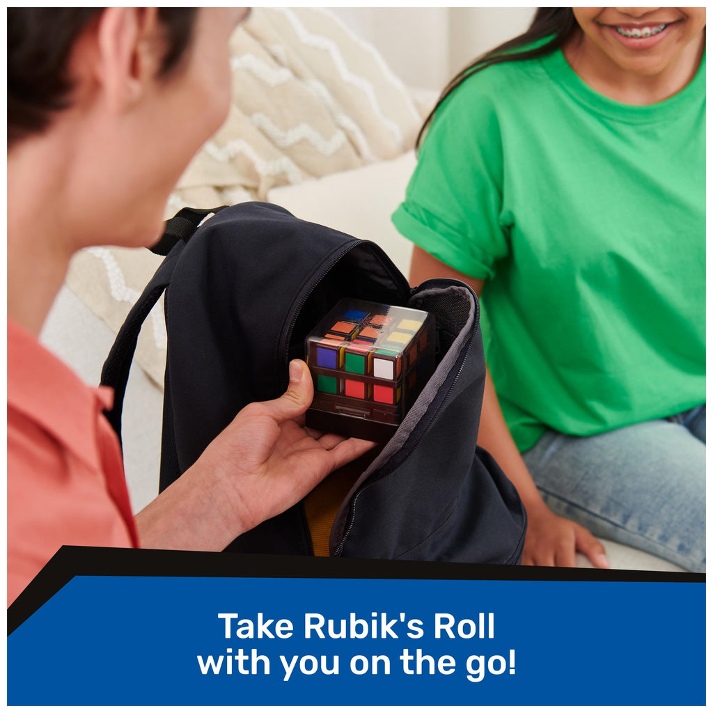 Rubik’s Roll: 5-in-1 Portable Dice Game for Family Travel | Ages 7+