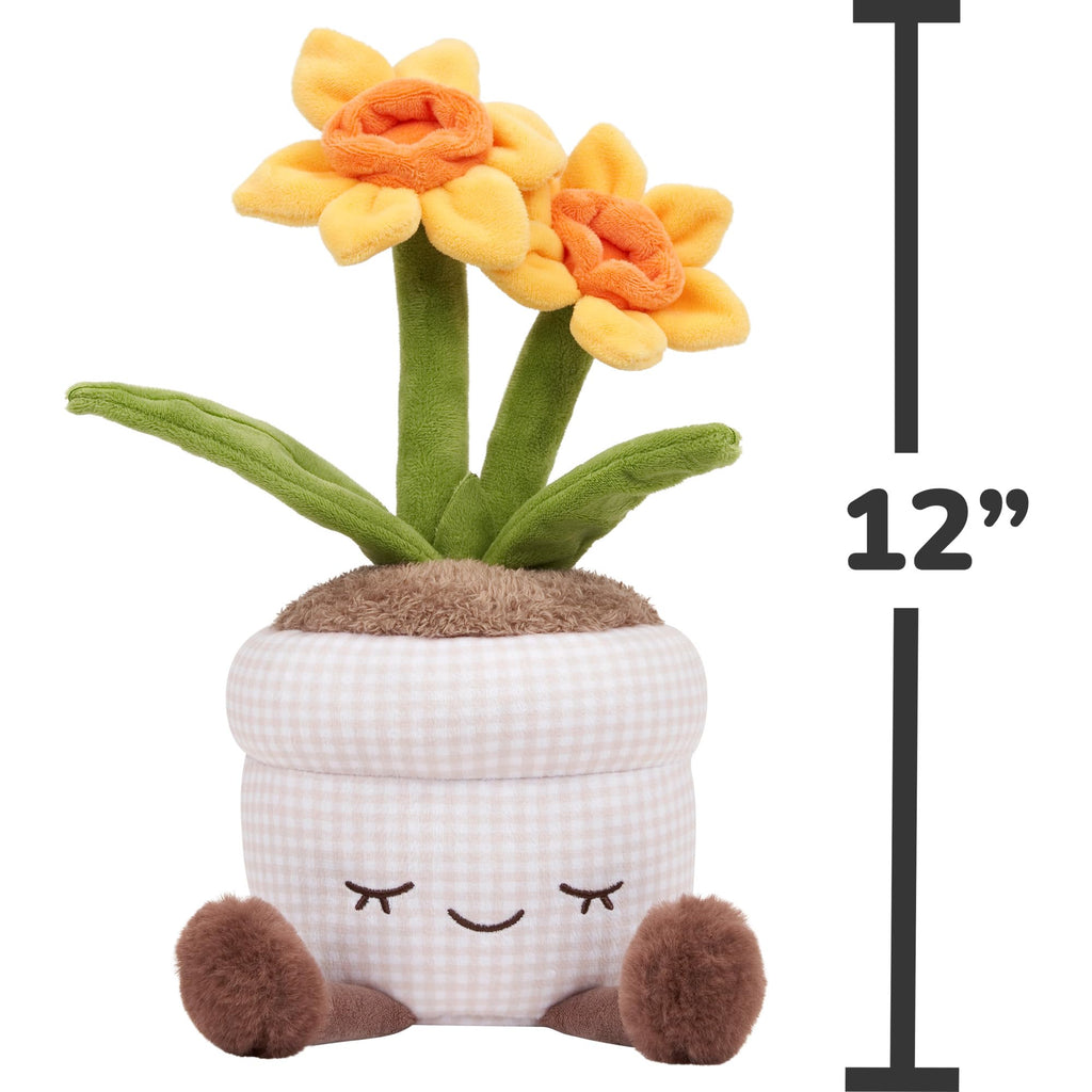Russ Greenhouse 12-Inch Daffodil Plush – Eco-Friendly Soft Toy for Ages 3+