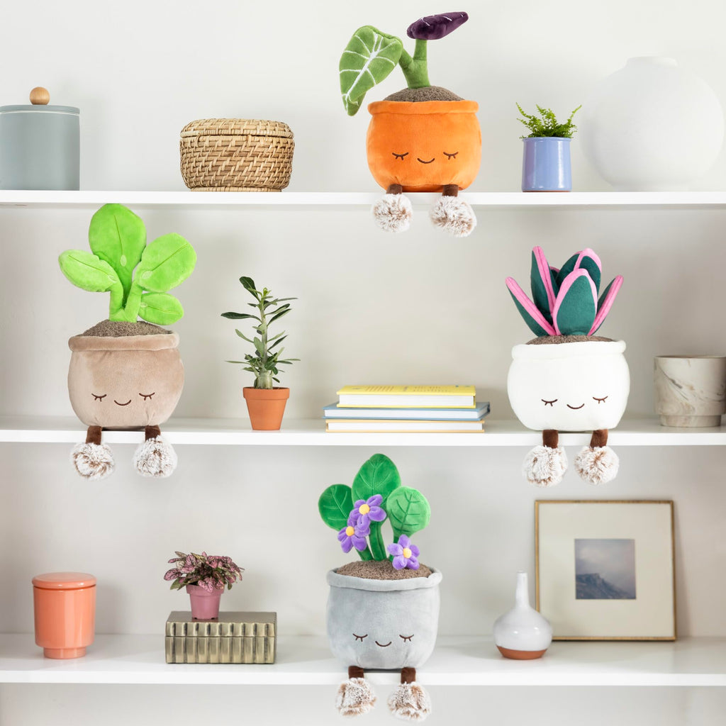 Russ Greenhouse 12-Inch Pilea Plant Plush – Ultrasoft Official Jazwares Toy, Ages 3+