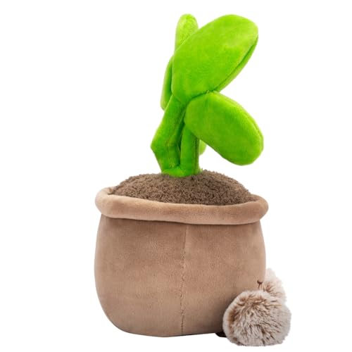 Russ Greenhouse 12-Inch Pilea Plant Plush – Ultrasoft Official Jazwares Toy, Ages 3+