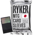 Ryker Card Sleeves (100 Pack) – Tournament Grade, Made in Japan, 120 Micron, Black