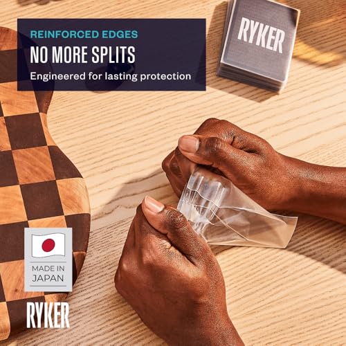 Ryker Standard Size Matte Card Sleeves (Clear) – 100 Pack for MTG, Pokemon, Board Games