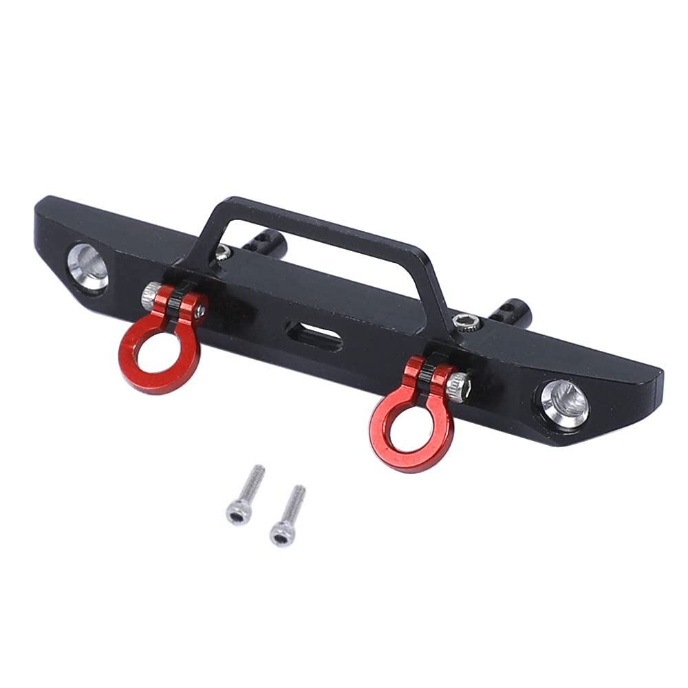 RZXYL Aluminum Front Bumper for Axial SCX24 Deadbolt AXI90081 (Black) – 1/24 RC Crawler Upgrade