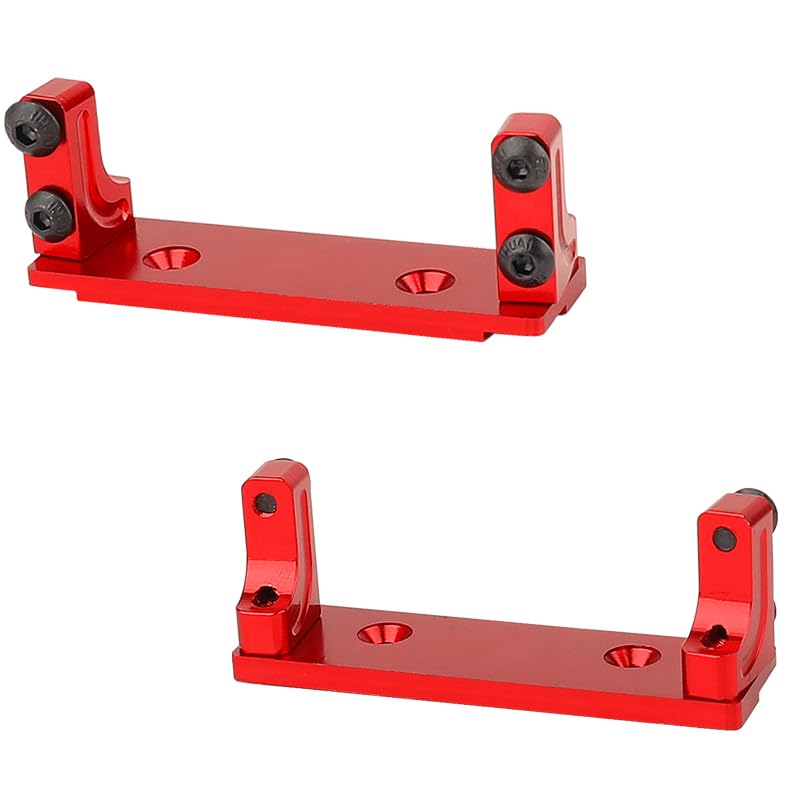 RZXYLRC Aluminum Servo Mount Holder for Axial AXI03004 Capra 1.9 RC Car (Red)