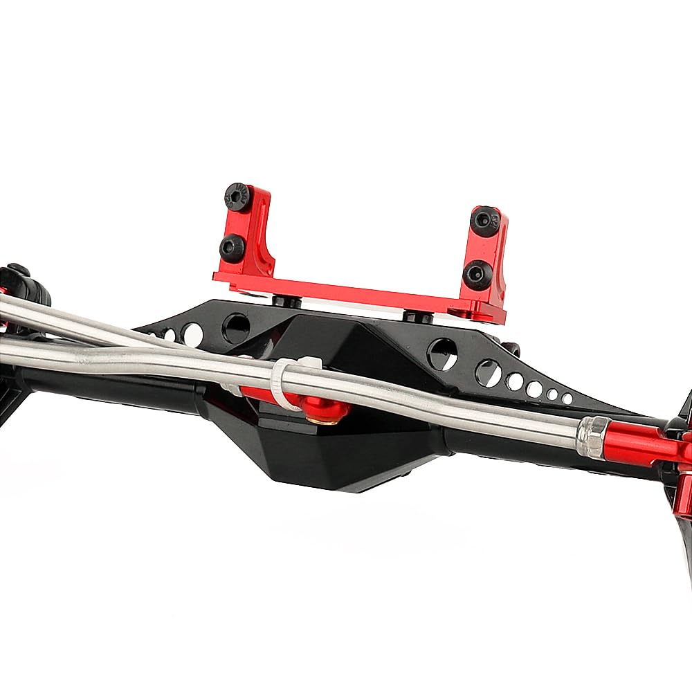 RZXYLRC Aluminum Servo Mount Holder for Axial AXI03004 Capra 1.9 RC Car (Red)