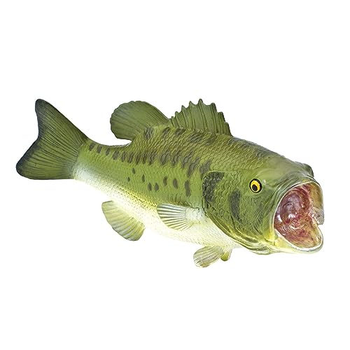 Safari Ltd. Largemouth Bass Figurine – Hand-Painted 6.25 Inch Model, Educational Toy for Kids