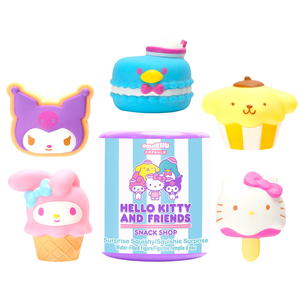Sanrio Hello Kitty & Friends Snack Shop Series 5 Blind Capsule Squishy Toy - 1 Pack (Mystery Design)