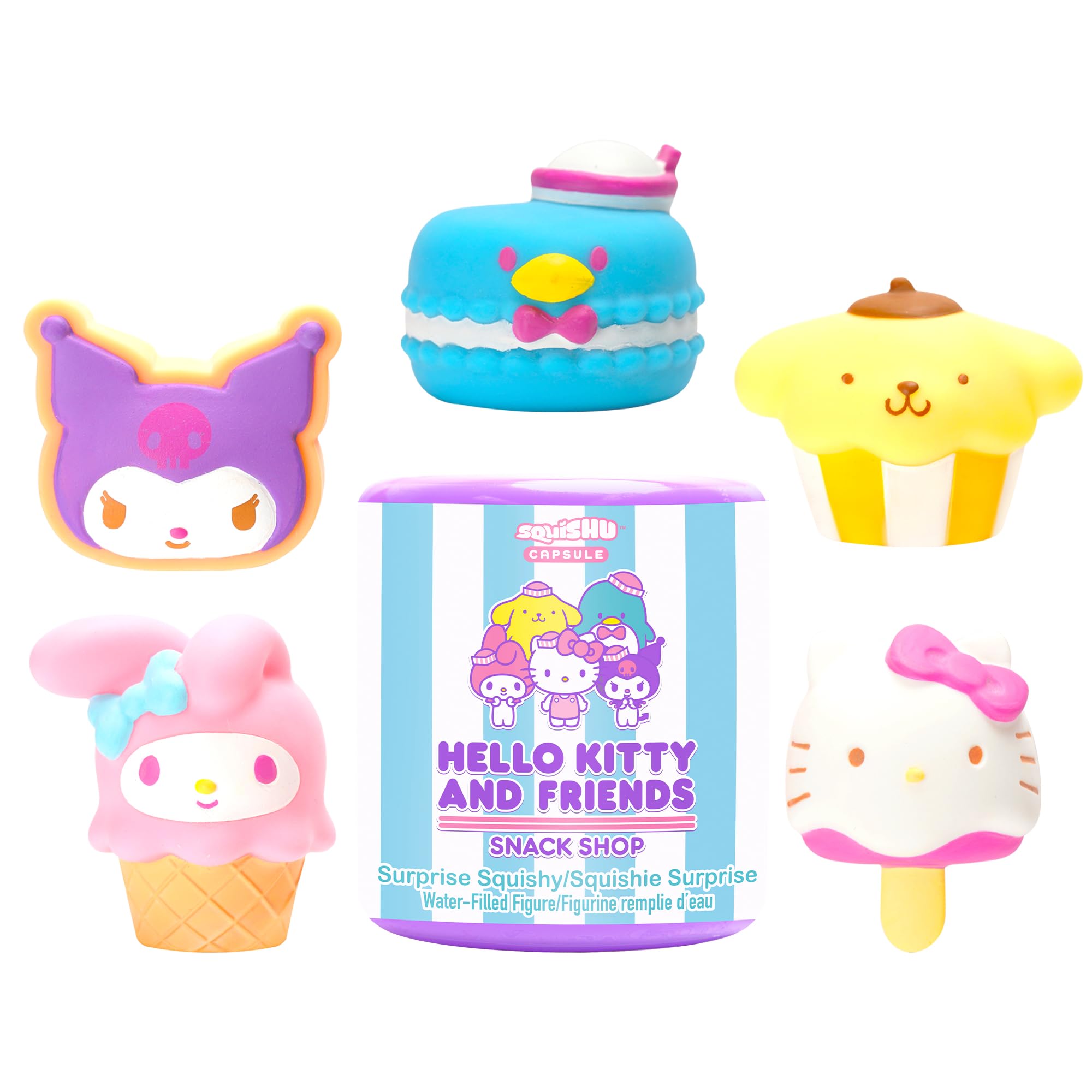 Sanrio Hello Kitty & Friends Snack Shop Series 5 Blind Capsule Squishy Toy - 1 Pack (Mystery Design)