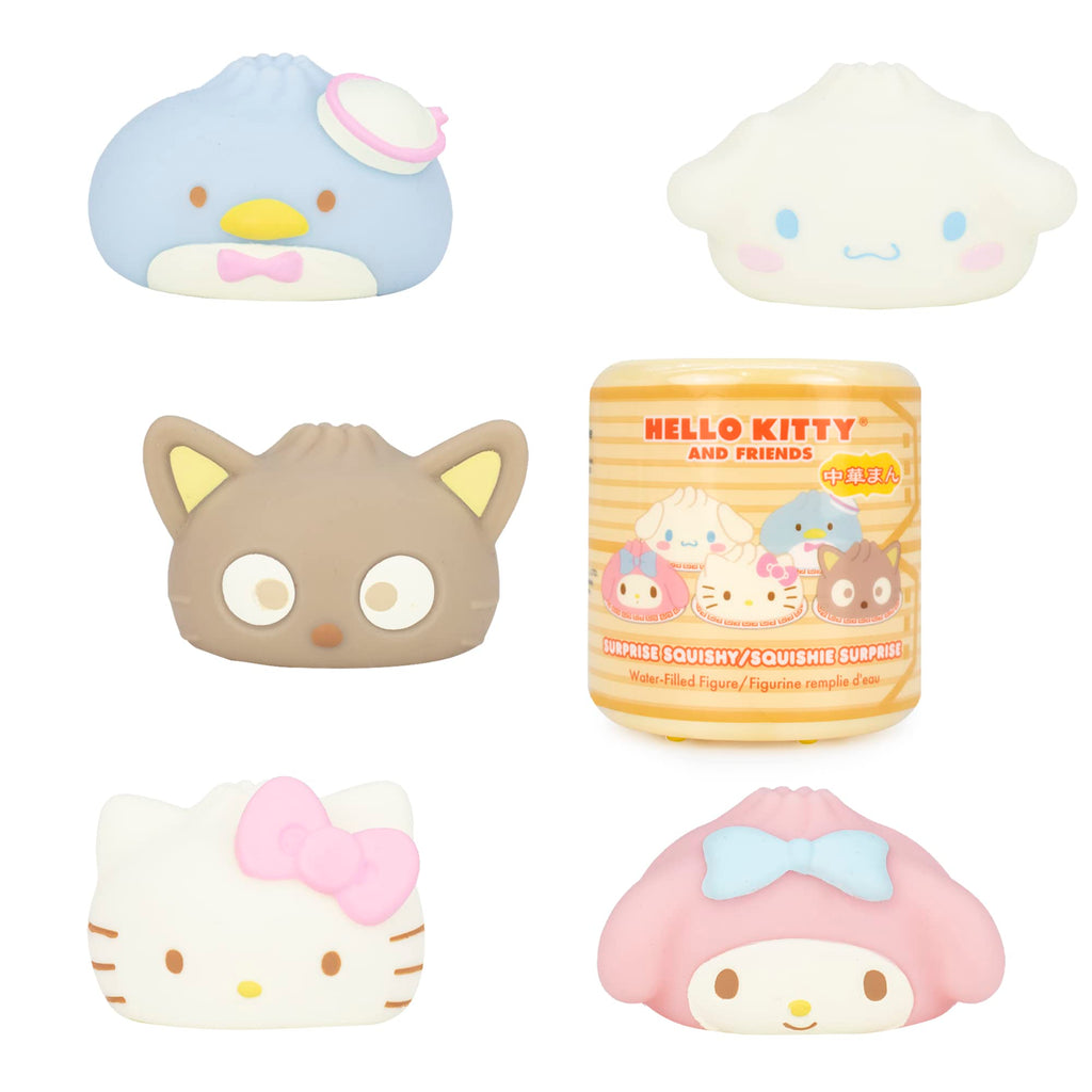 Sanrio Hello Kitty & Friends Steamed Bun Squishy Toy – Mystery Blind Capsule (1 Pack)