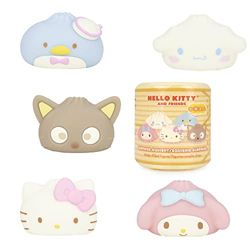 Sanrio Hello Kitty & Friends Steamed Bun Squishy Toy – Mystery Blind Capsule (1 Pack)