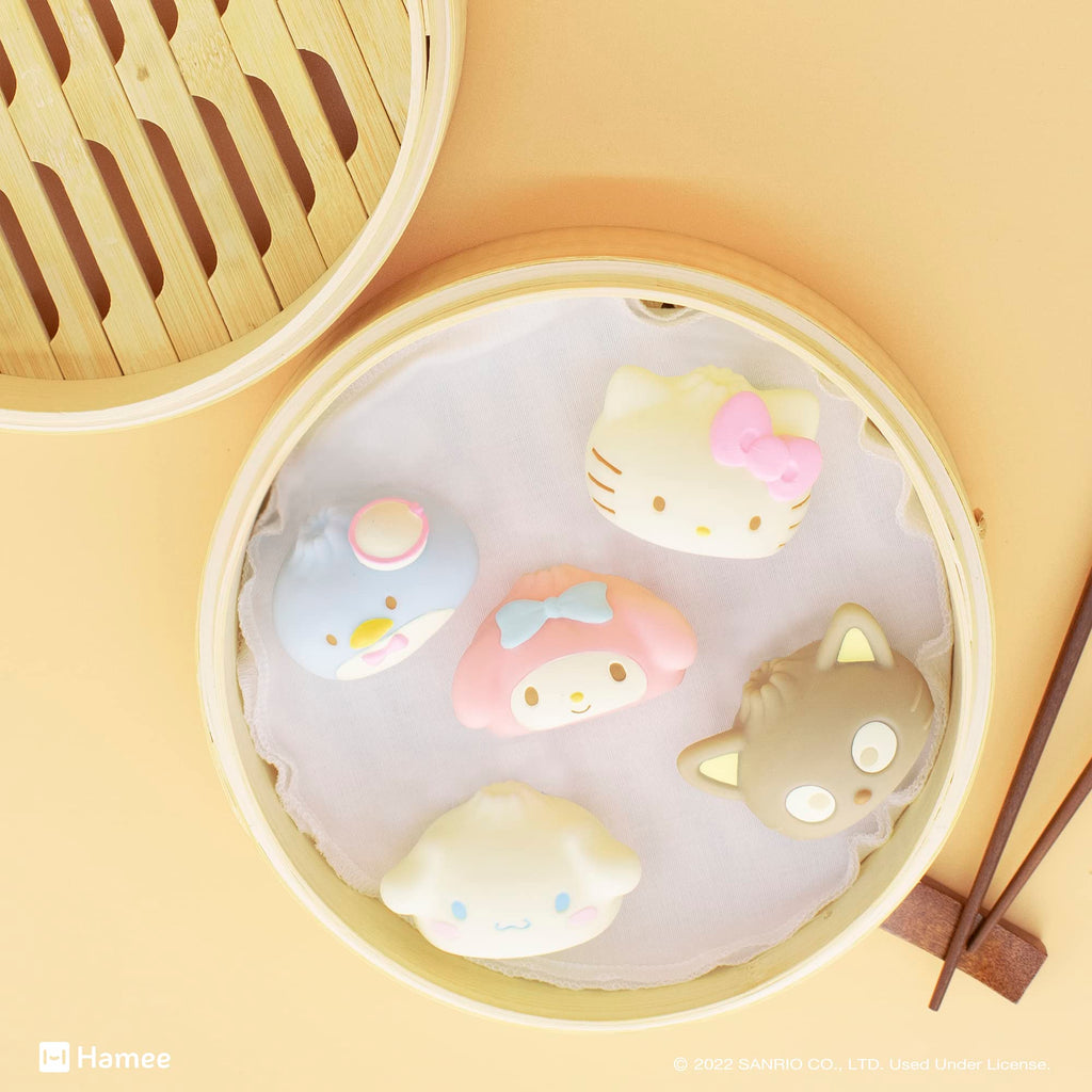 Sanrio Hello Kitty & Friends Steamed Bun Squishy Toy – Mystery Blind Capsule (1 Pack)