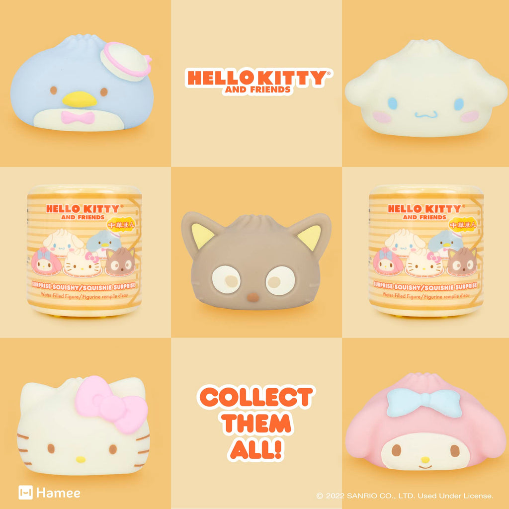 Sanrio Hello Kitty & Friends Steamed Bun Squishy Toy – Mystery Blind Capsule (1 Pack)