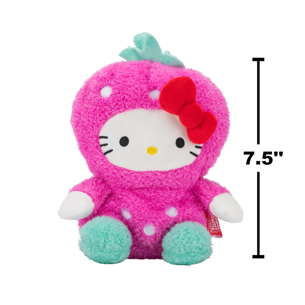Sanrio Hello Kitty FruitBumz Strawberry Plush - 7.5-Inch Soft Beanbag Toy by BumBumz