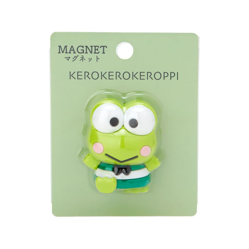 Sanrio Keroppi Mascot Magnet (147079) – Cute Memo Holder for Fridge or Whiteboard