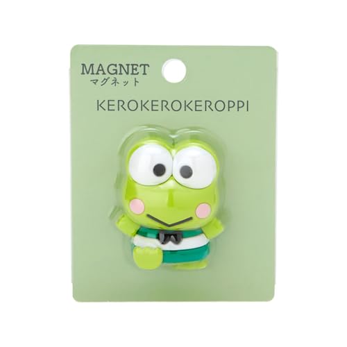 Sanrio Keroppi Mascot Magnet (147079) – Cute Memo Holder for Fridge or Whiteboard