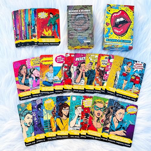 Sassy Blunt Oracle Cards Deck 54 Cards for Relationships, Boundaries & Self Worth