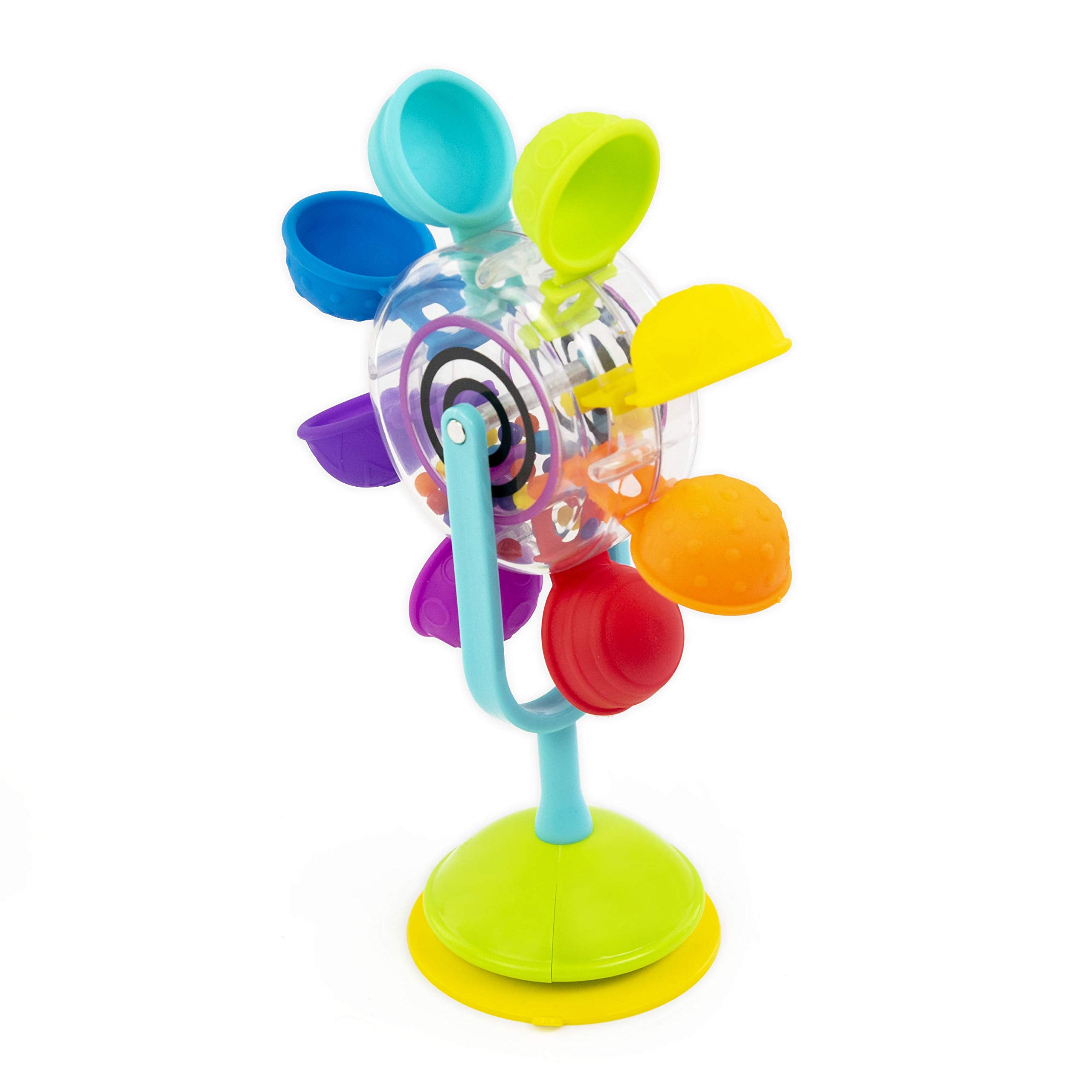 Sassy Whirling Waterfall Bath Toy – Water-Powered Spinning Wheel with Suction Cup for Ages 12+ Months