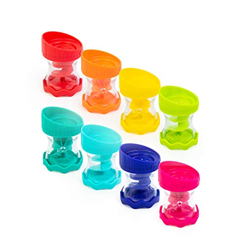 Sassy Whirling Wheel Waterfall & Rain Barrel Connecting Tubes - 9-Piece Bath Toy Set for Babies 6+ Months