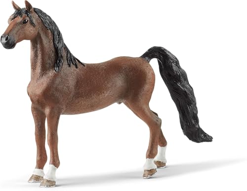 Schleich American Saddlebred Gelding Figurine – Detailed Horse Toy for Ages 5-12