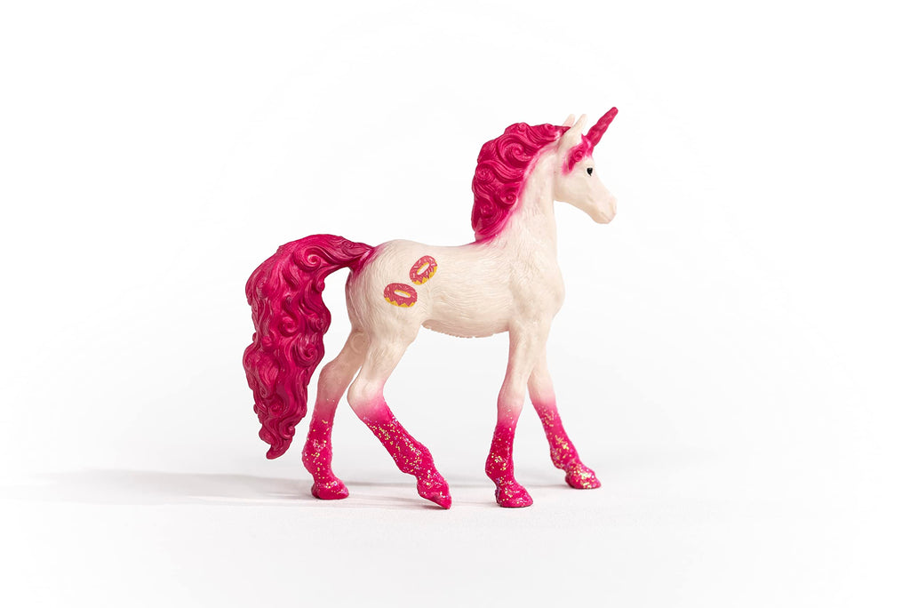 Schleich Bayala Donut Unicorn Collectible Figurine – Dessert Series, Ages 5+