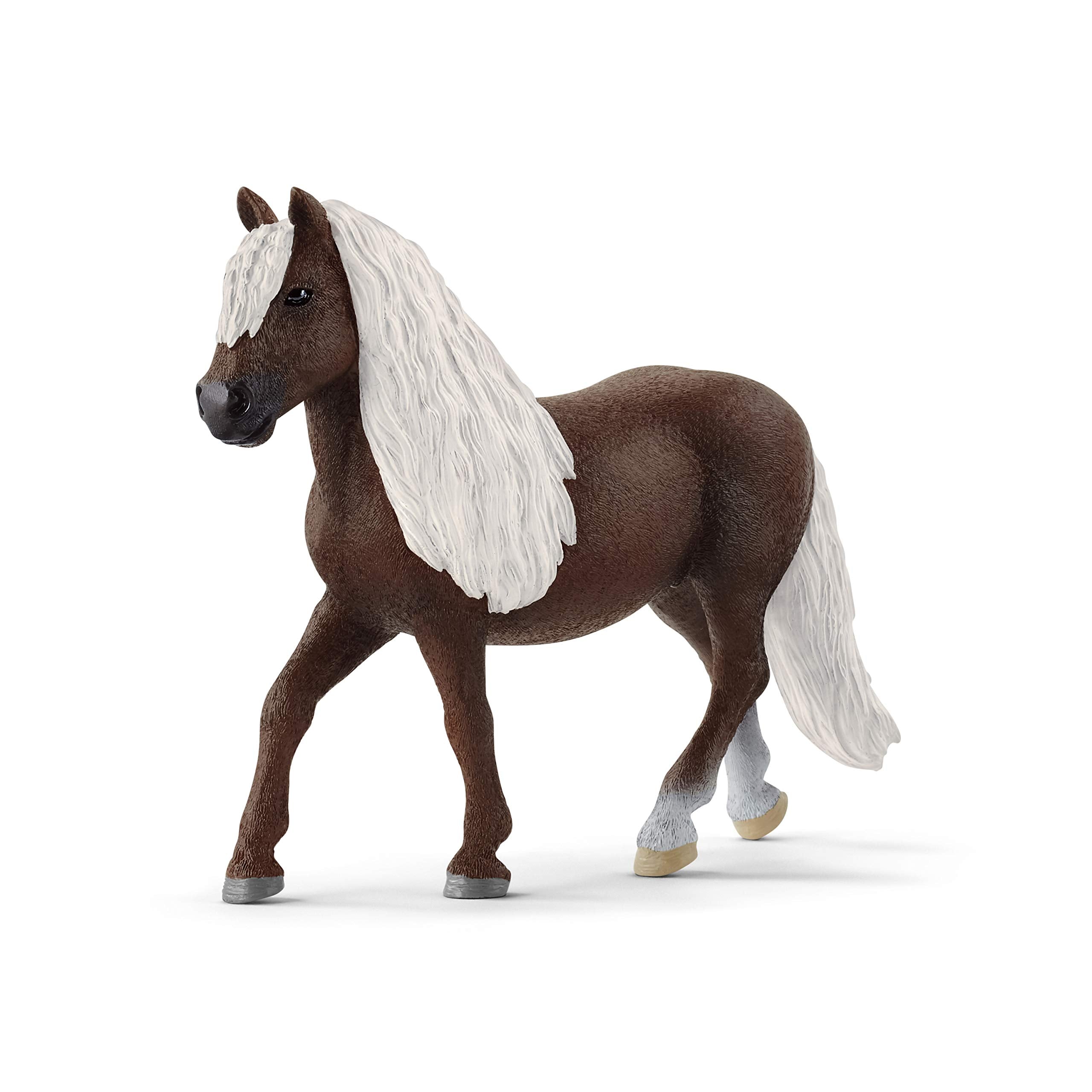 Schleich Black Forest Mare Toy Horse Figurine – Realistic Farm Animal Collectible for Kids Ages 3+