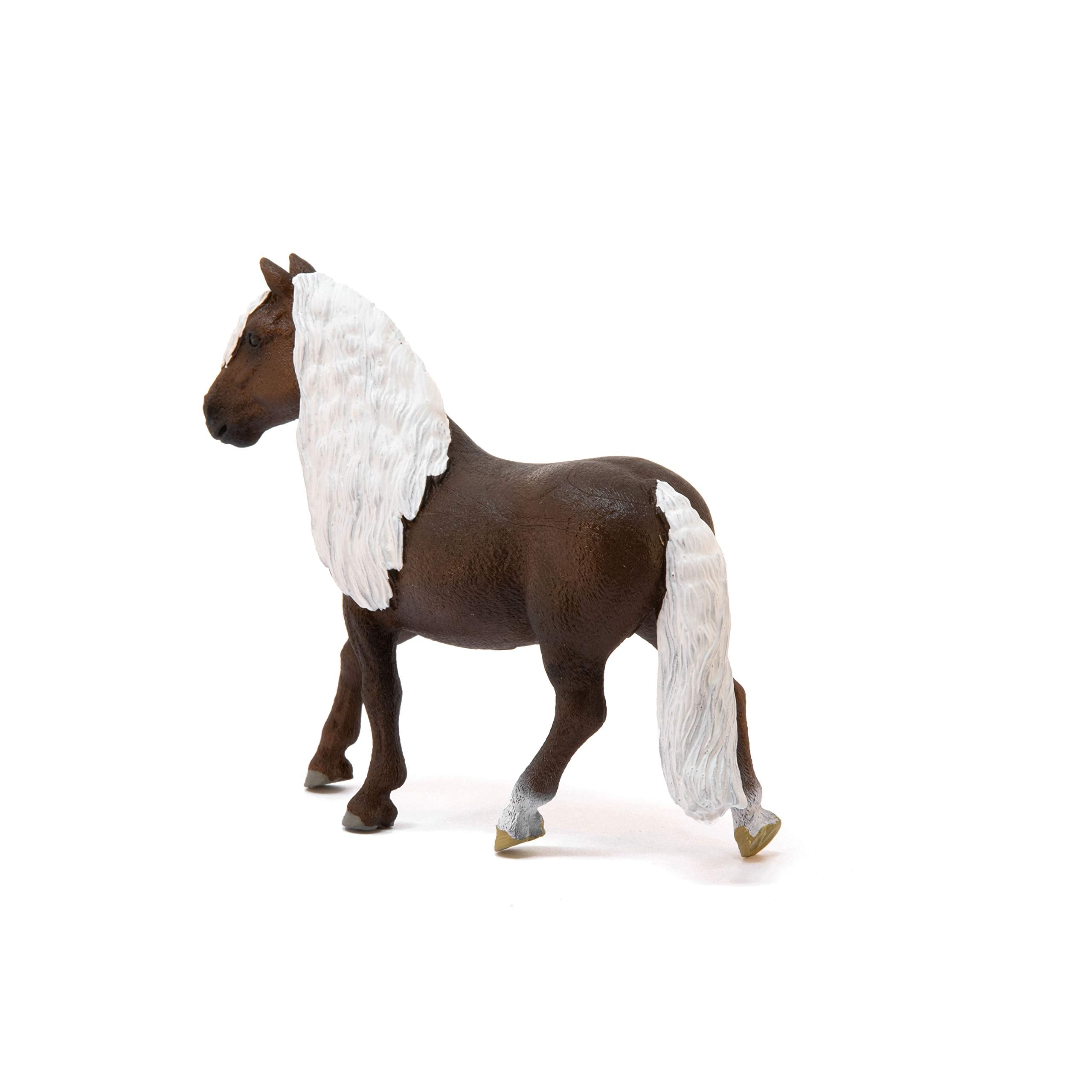 Schleich Black Forest Mare Toy Horse Figurine – Realistic Farm Animal Collectible for Kids Ages 3+
