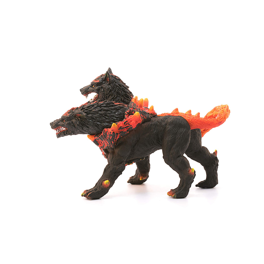 Schleich Eldrador Creatures Hell Hound Figurine – 7-Inch Two-Headed Fire Monster for Imaginative Play, Ages 7+