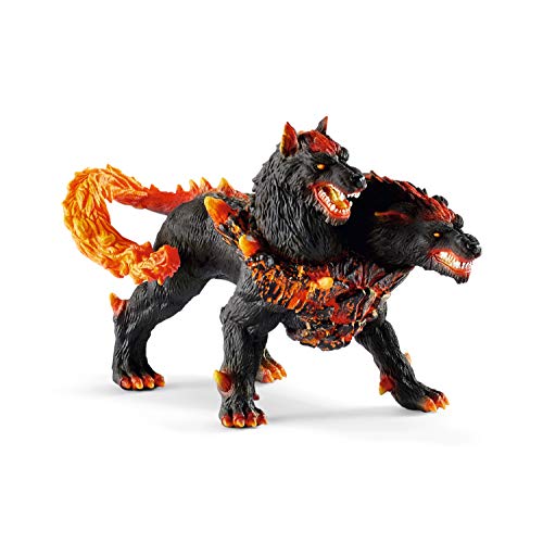 Schleich Eldrador Creatures Hell Hound Figurine – 7-Inch Two-Headed Fire Monster for Imaginative Play, Ages 7+