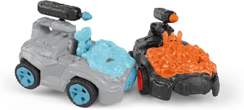 Schleich Eldrador Creatures Ice CrashMobile with Mini Creature – Pull-Back Action Car That Shoots & Ejects on Impact