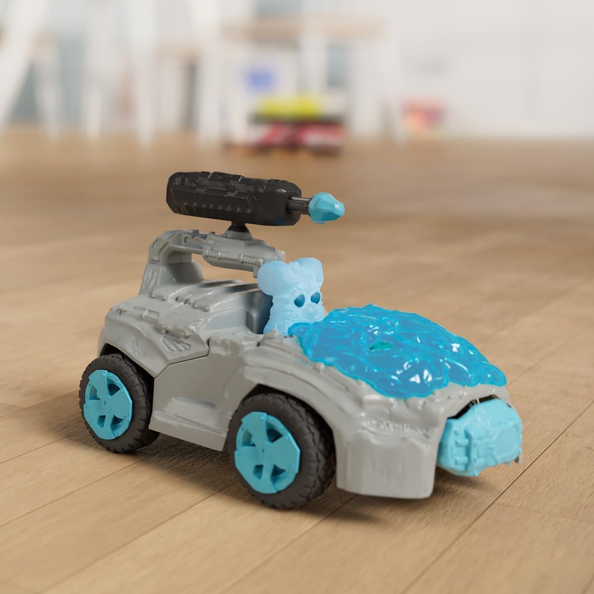 Schleich Eldrador Creatures Ice CrashMobile with Mini Creature – Pull-Back Action Car That Shoots & Ejects on Impact