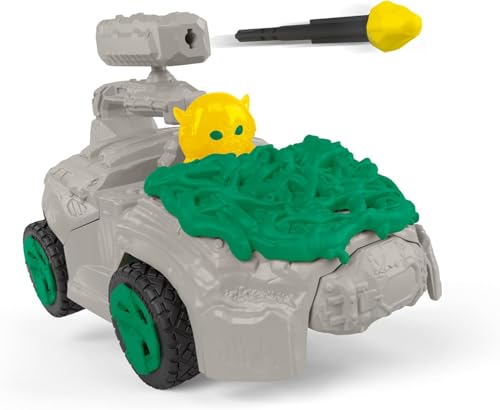 Schleich Eldrador Creatures Stone CrashMobile – Pull-Back Action Toy with Ejecting Mini Creature