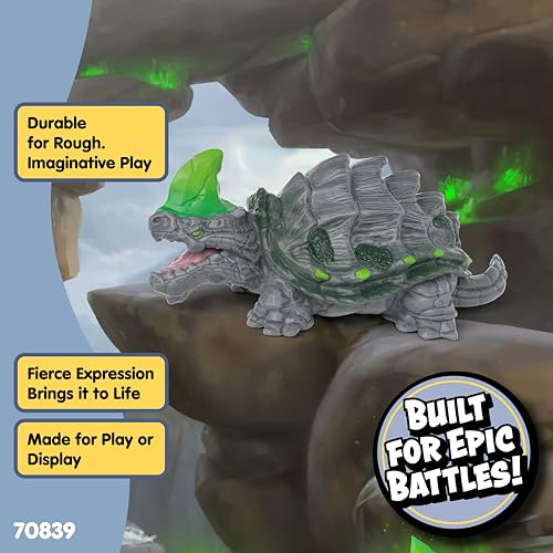 Schleich Eldrador Creatures Stone Tortoise – 4-Inch Durable Fantasy Monster Toy for Imaginative Play (Ages 6+)