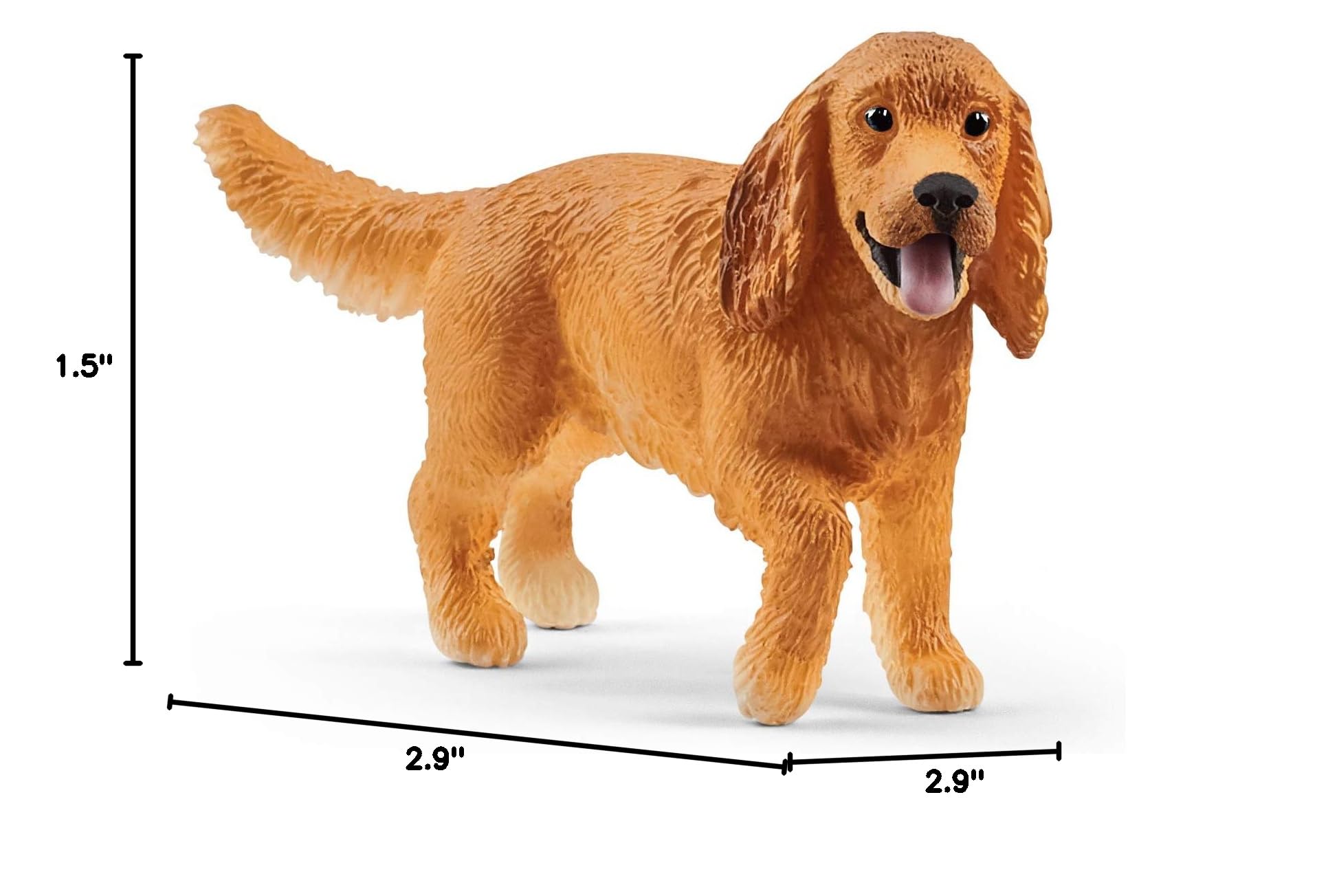 Schleich English Cocker Spaniel Figurine – Realistic Farm World Toy for Ages 3-8