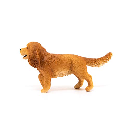 Schleich English Cocker Spaniel Figurine – Realistic Farm World Toy for Ages 3-8
