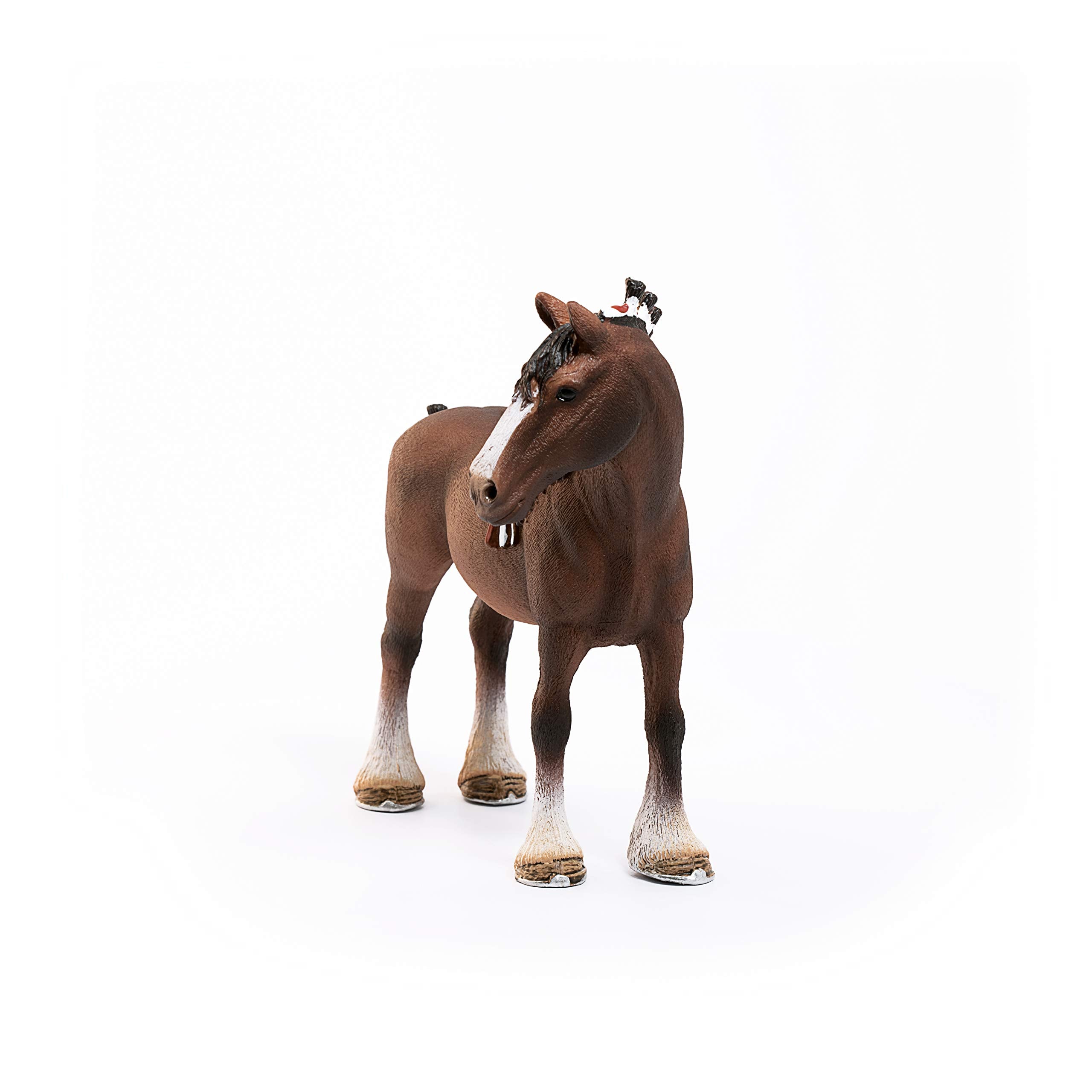 Schleich Farm World Clydesdale Gelding Toy Figurine for Kids Ages 3+