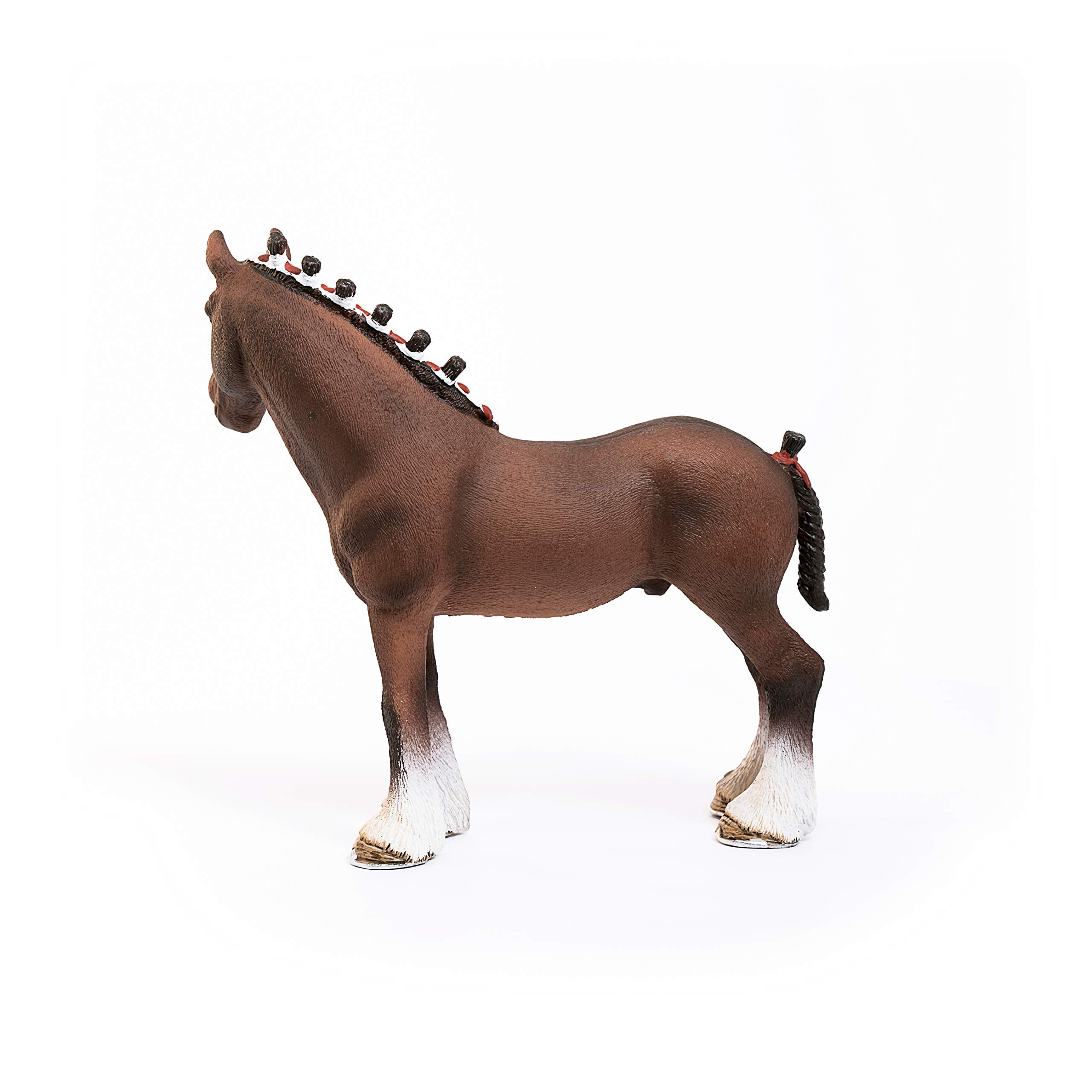 Schleich Farm World Clydesdale Gelding Toy Figurine for Kids Ages 3+
