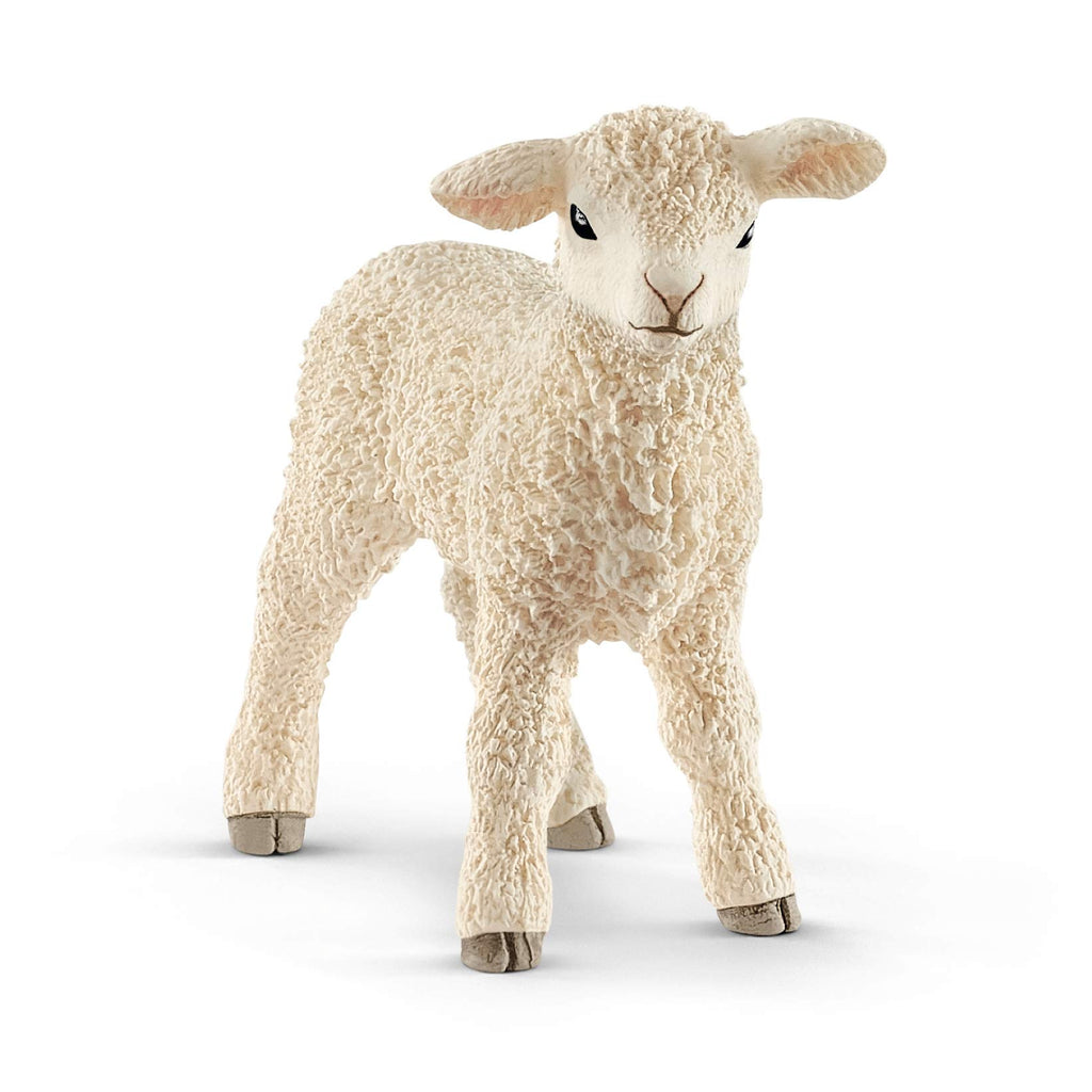 Schleich Farm World Lamb Figurine – Realistic Toy Animal for Ages 3-8