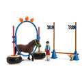 Schleich Farm World Pony Agility Race Playset – 22-Piece Horse Toy for Kids Ages 3+