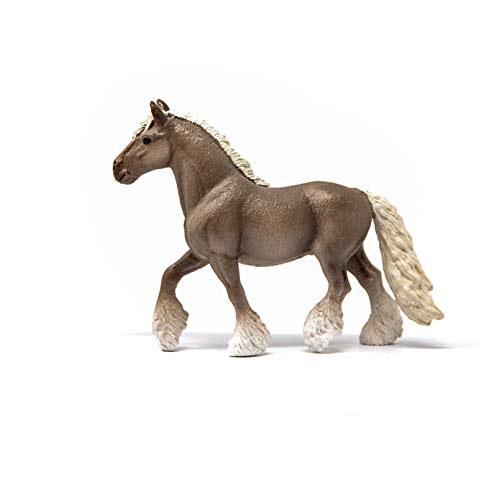 Schleich Farm World Silver Dapple Mare Horse Figurine - Realistic Gray Toy for Kids Ages 3+
